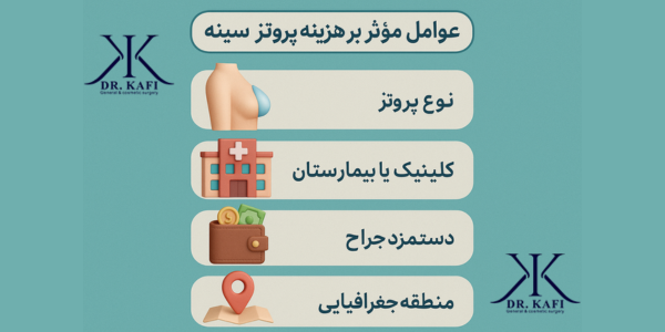 عوامل موثر بر هزینه پروتز سینه